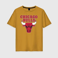 Женская футболка оверсайз CHICAGO BULLS