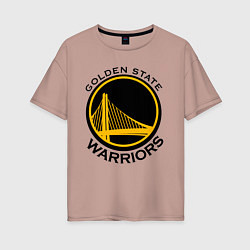 Женская футболка оверсайз GOLDEN STATE WARRIORS