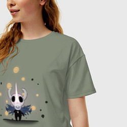 Футболка оверсайз женская Hollow knight Полый рыцарь, цвет: авокадо — фото 2