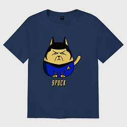 Футболка оверсайз женская Spock, цвет: тёмно-синий