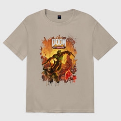 Женская футболка оверсайз DOOM