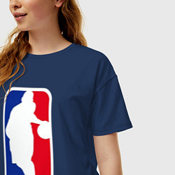 Футболка оверсайз женская NBA Kobe Bryant, цвет: тёмно-синий — фото 2