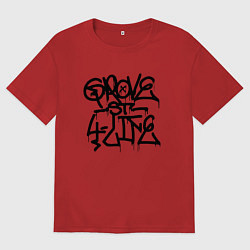 Женская футболка оверсайз GROVE STREET 4 LIFE