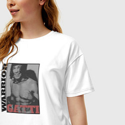 Футболка оверсайз женская Warrior Gatti, цвет: белый — фото 2