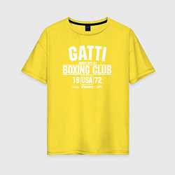 Женская футболка оверсайз Gatti Boxing Club