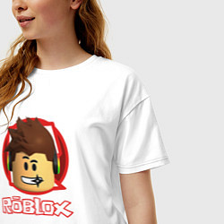 Футболка оверсайз женская ROBLOX, цвет: белый — фото 2