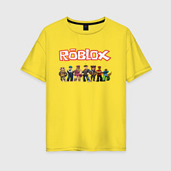 Футболка оверсайз женская ROBLOX, цвет: желтый