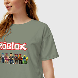 Футболка оверсайз женская ROBLOX, цвет: авокадо — фото 2