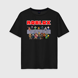 Футболка оверсайз женская ROBLOX, цвет: черный