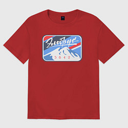 Футболка оверсайз женская Эльбрус 5642, цвет: красный