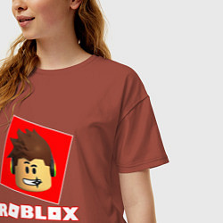 Футболка оверсайз женская ROBLOX, цвет: кирпичный — фото 2