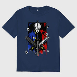 Футболка оверсайз женская DMC, цвет: тёмно-синий