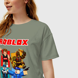Футболка оверсайз женская ROBLOX, цвет: авокадо — фото 2