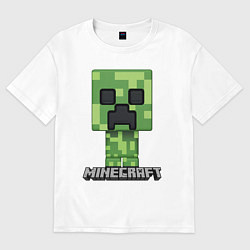 Женская футболка оверсайз MINECRAFT