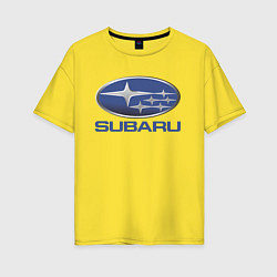 Женская футболка оверсайз SUBARU