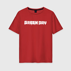 Футболка оверсайз женская GreenDay, цвет: красный