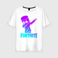 Женская футболка оверсайз FORTNITE X MARSHMELLO