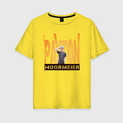 Футболка оверсайз женская Payton Moormeier, цвет: желтый