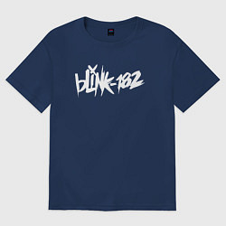 Футболка оверсайз женская Blink 182, цвет: тёмно-синий
