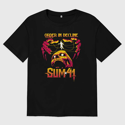 Женская футболка оверсайз Sum 41 Order In Decline / Черный – фото 1