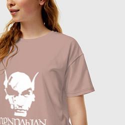 Футболка оверсайз женская TES - Приплыли, цвет: пыльно-розовый — фото 2