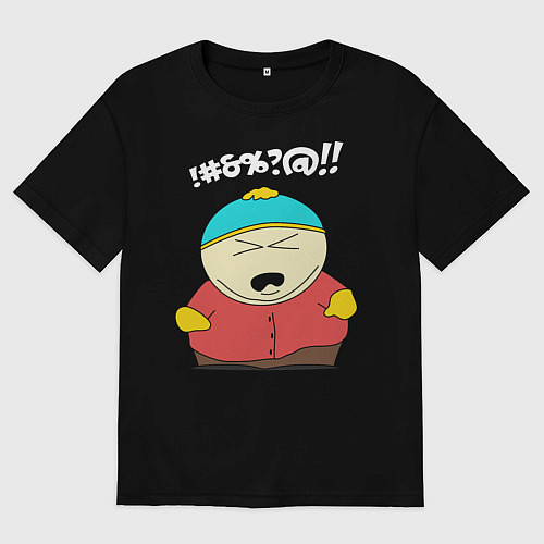 Женская футболка оверсайз South Park, Эрик Картман / Черный – фото 1
