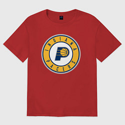 Футболка оверсайз женская Indiana Pacers 1, цвет: красный