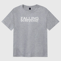 Футболка оверсайз женская Falling in Reverse, цвет: меланж