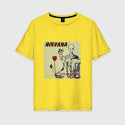 Футболка оверсайз женская NIRVANA, цвет: желтый