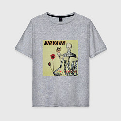 Футболка оверсайз женская NIRVANA, цвет: меланж