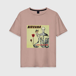 Женская футболка оверсайз NIRVANA