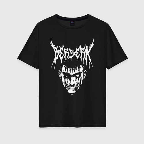 Женская футболка оверсайз BERSERK / Черный – фото 1