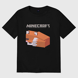 Футболка оверсайз женская MINERCRAFT, цвет: черный