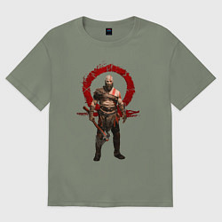 Женская футболка оверсайз GOD OF WAR