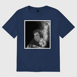 Футболка оверсайз женская MASK, цвет: тёмно-синий