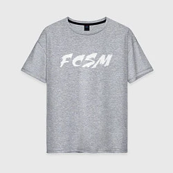 Женская футболка оверсайз FCSM
