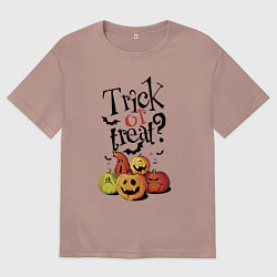 Футболка оверсайз женская Кошелек или жизнь!, цвет: пыльно-розовый