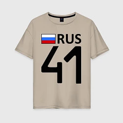 Женская футболка оверсайз RUS 41