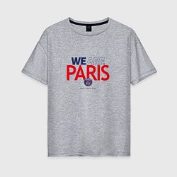 Женская футболка оверсайз PSG We Are Paris 202223