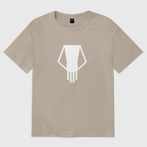 Женская футболка оверсайз Bakugo t-shirt / Миндальный – фото 1