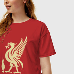 Футболка оверсайз женская Liverpool FC, цвет: красный — фото 2