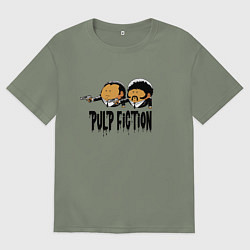 Футболка оверсайз женская Pulp fiction, цвет: авокадо