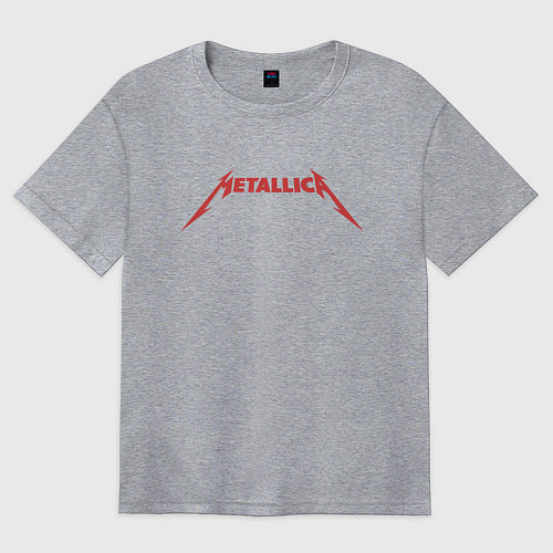Женская футболка оверсайз And Justice For All Metallica / Меланж – фото 1