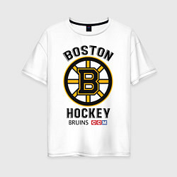 Женская футболка оверсайз BOSTON BRUINS NHL