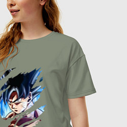 Футболка оверсайз женская Dragon Ball, цвет: авокадо — фото 2