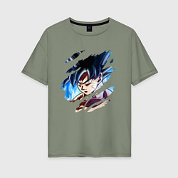 Футболка оверсайз женская Dragon Ball, цвет: авокадо