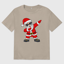 Женская футболка оверсайз Dabing Santa