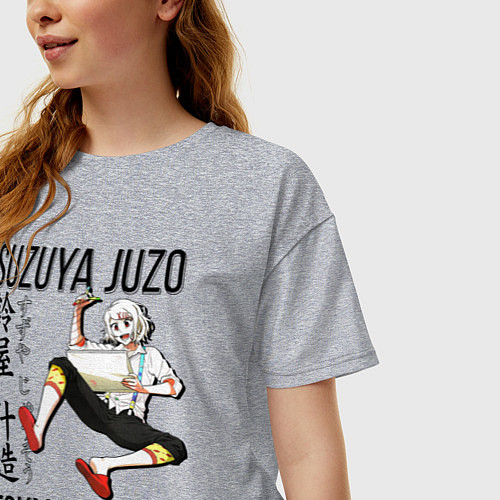 Женская футболка оверсайз Juzo / Меланж – фото 3