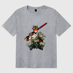 Футболка оверсайз женская HADES ЗАГРЕЙ, цвет: меланж