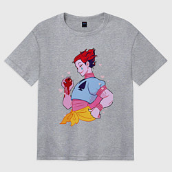 Футболка оверсайз женская Hunter x Hunter - Hisoka, цвет: меланж